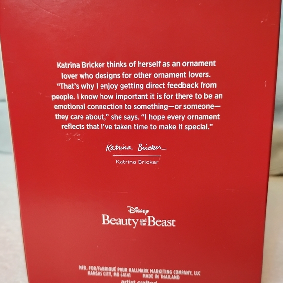 2020 Belle Hallmark Ornament - Picture 5 of 6